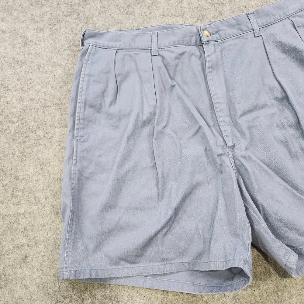 Vintage Polo‎ Ralph Lauren Shorts Mens 40 Blue Pleated Chino Classic USA 90s 80s